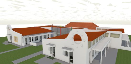 Vezetői bejárás a Napsugár és Horvát Óvoda építkezésén